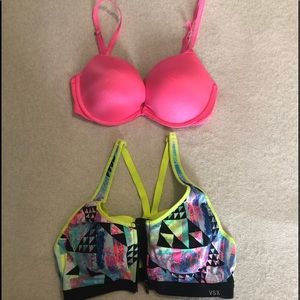 Victoria’s Secret Push up and sports bra bundle